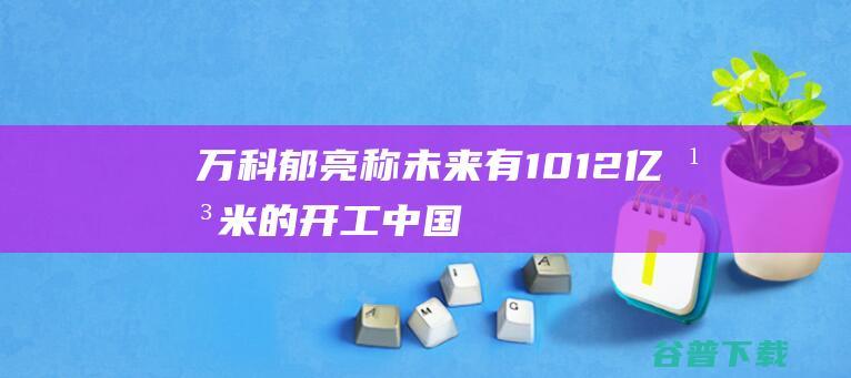 万科郁亮称未来有10-12亿平米的开工，中国超12%的住房空置率能行吗|城市化|恒大集团|房地产市场|中国交通运输公司