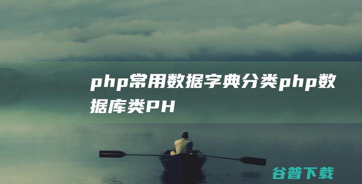 php常用数据字典分类，php数据库类-PHP