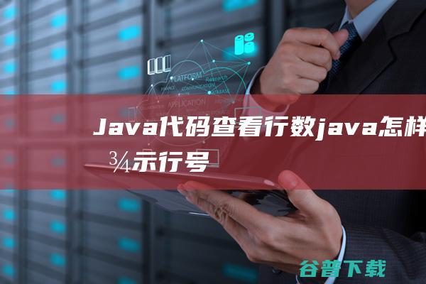 Java代码查看行数，java怎样显示行号-Java