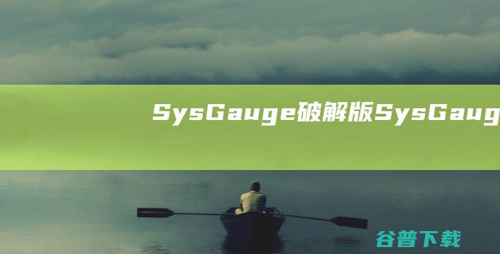 SysGauge破解版-SysGauge(系统性能监视器)v10.0.12免费版