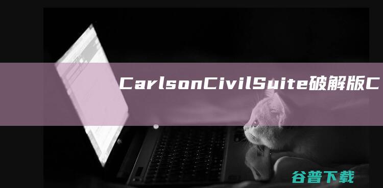 CarlsonCivilSuite破解版-CarlsonCivilSuite(土木工程设计软件)v2023.10.14免费版