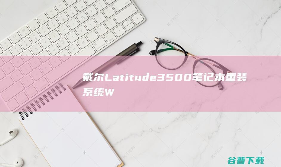 戴尔Latitude3500笔记本重装系统WIN10步骤(一键重装方法)